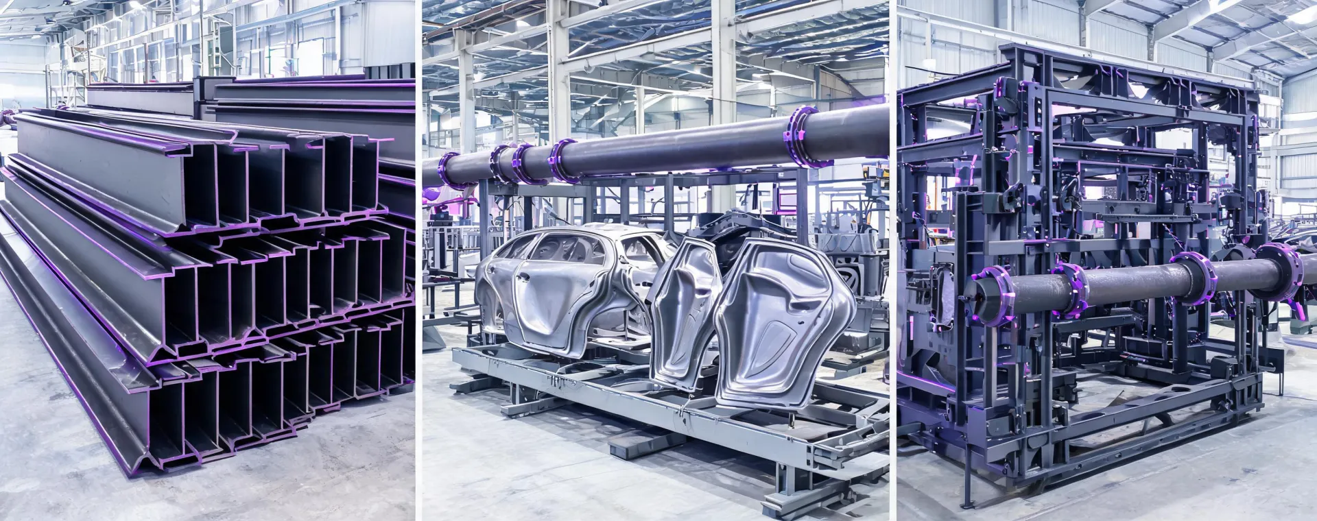 Steel applications across infrastructure and manufacturing